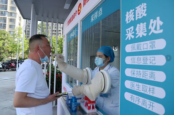 圖說南陽 首批便民核酸檢測站啟用，檢測服務全免費